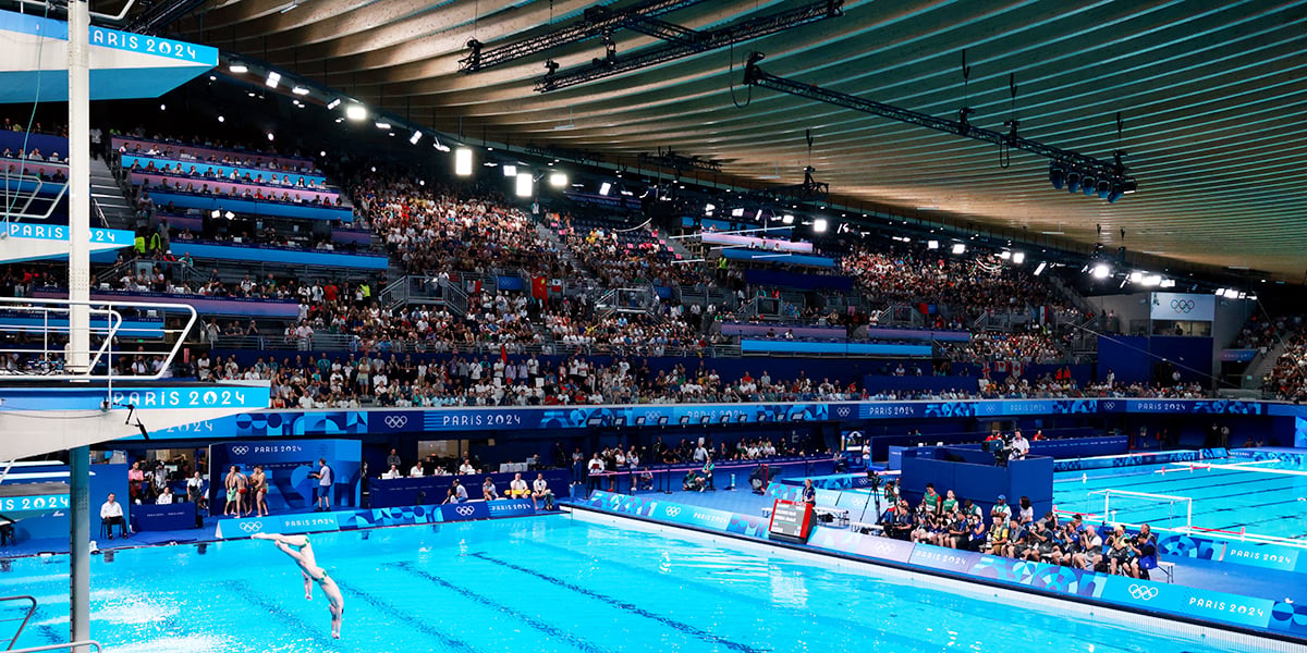Le Centre aquatique olympique de Saint-Denis est le plus important équipement construit pour Paris 2024.