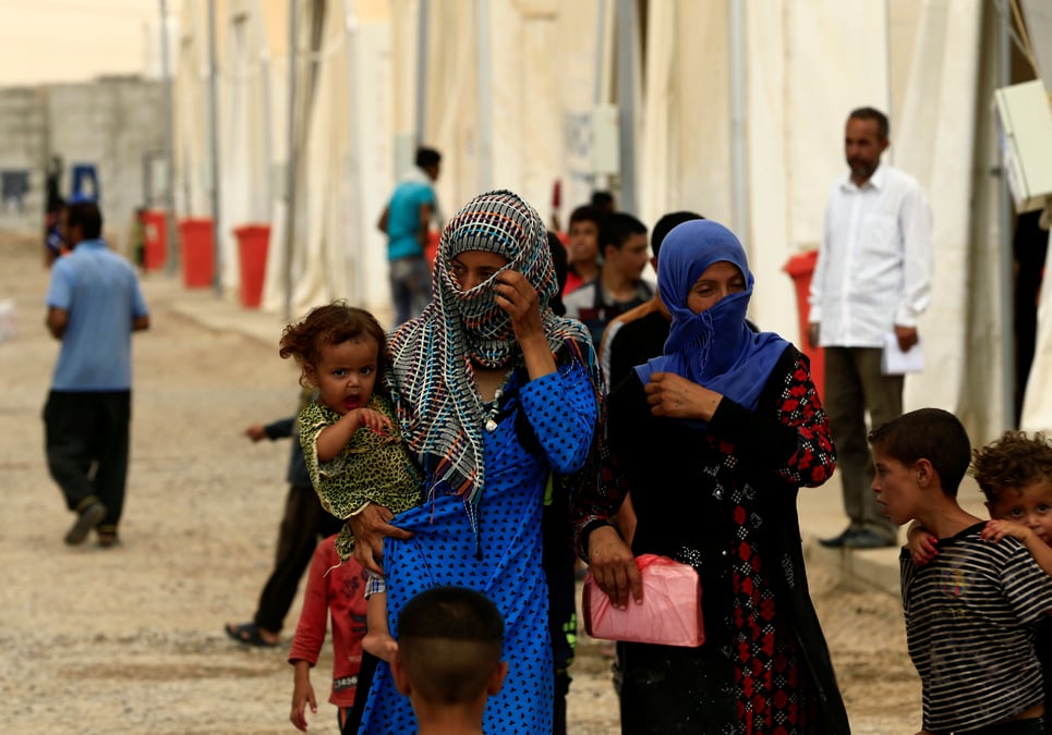 Les deplaces de mossoul n'ont pas le coeur a rentrer