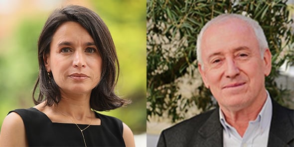 Corinne d'Agrain, présidente d'Irdi-Soridec, et Gilles Roche, président de Melies Business Angels et Occitanie Angels.