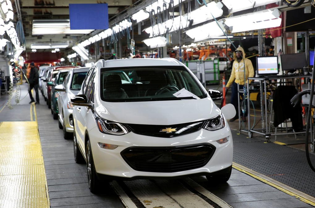 Gm: nouveau rappel de pres de 69.000 bolt ev pour risque d'incendie