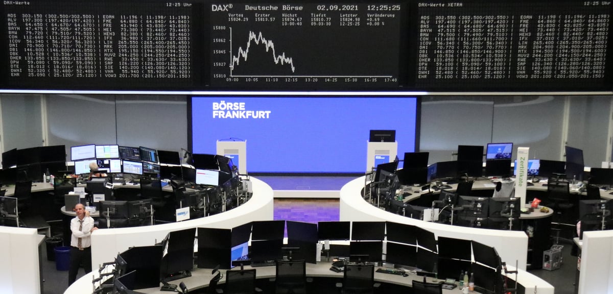 German share price index dax graph is pictured at the stock exchange in frankfurt