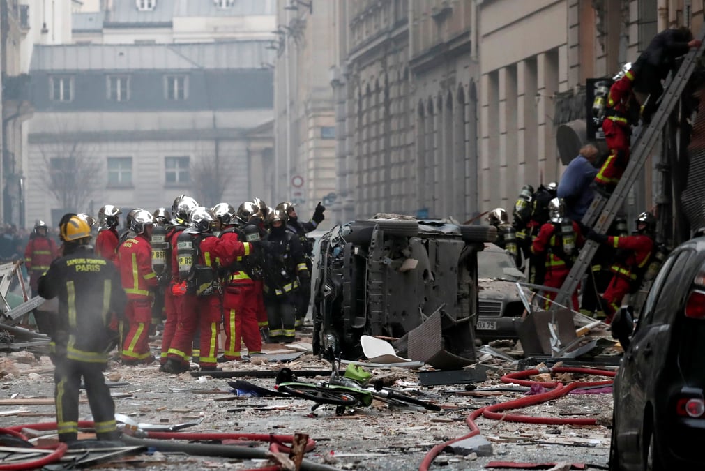 Une forte explosion dans une boulangerie fait 20 blesses a paris