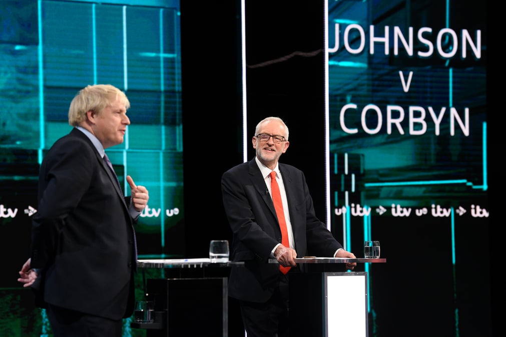 Grande-bretagne: premier debat televise equilibre entre johnson et corbyn