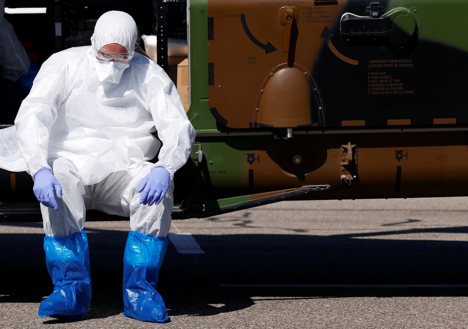 Coronavirus: 554 nouveaux deces en hopital en france, 13.197 morts au total