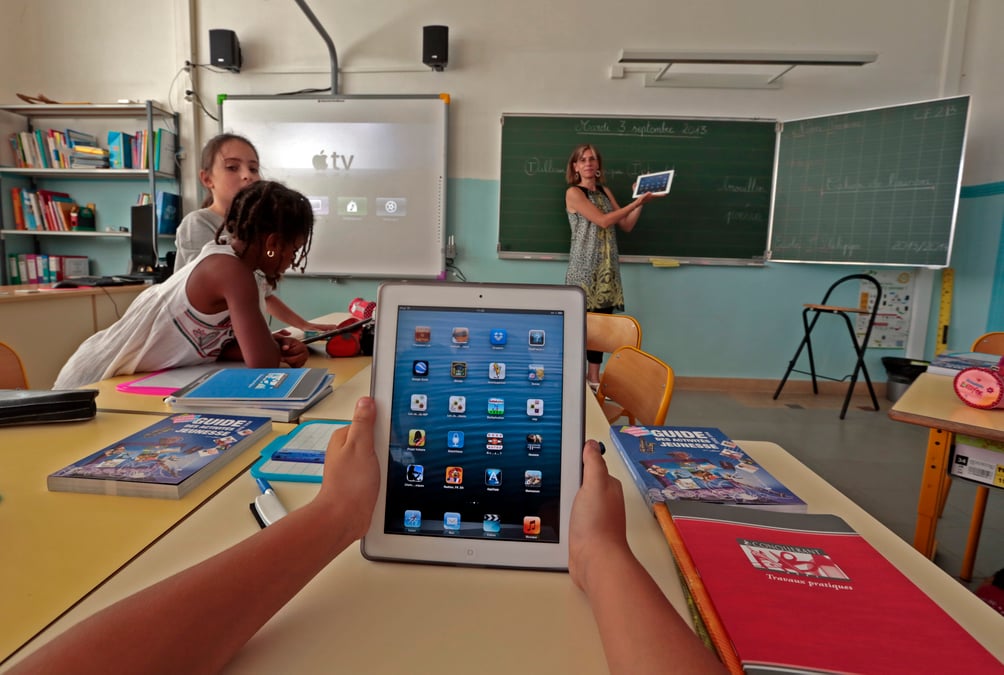 étude irlande tablette éducation