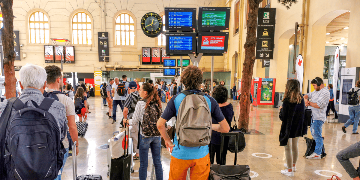 SNCF, gare Saint-Charles, Marseille,