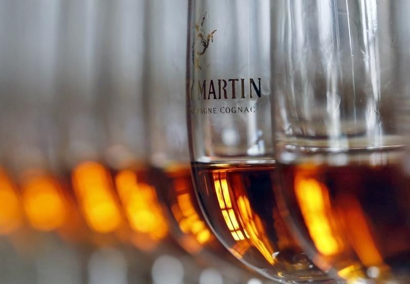 Le cognac dope les resultats annuels de remy martin