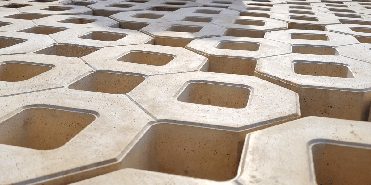 Dalles de parking de Materrup