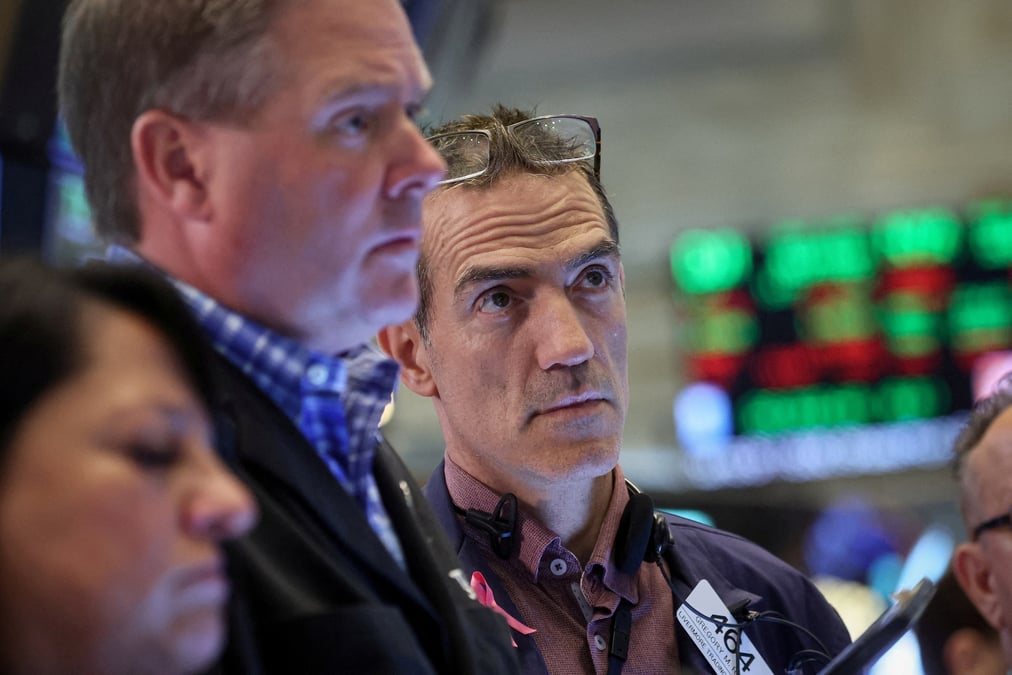 Des traders a la bourse de new york