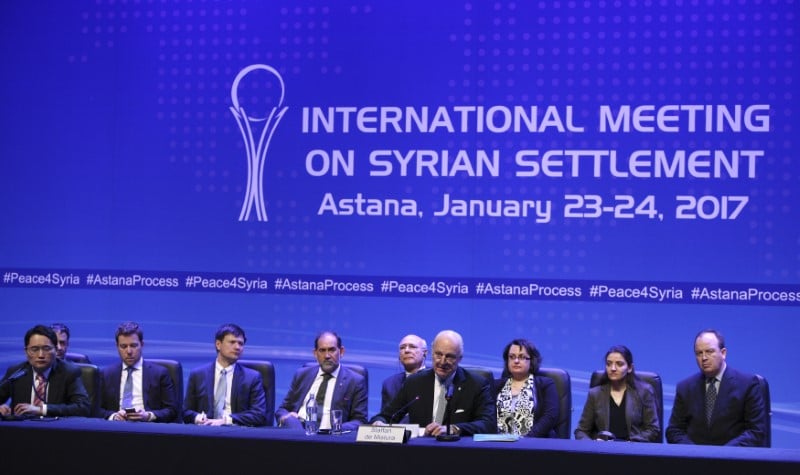 Le gouvernement syrien et les rebelles invites a astana