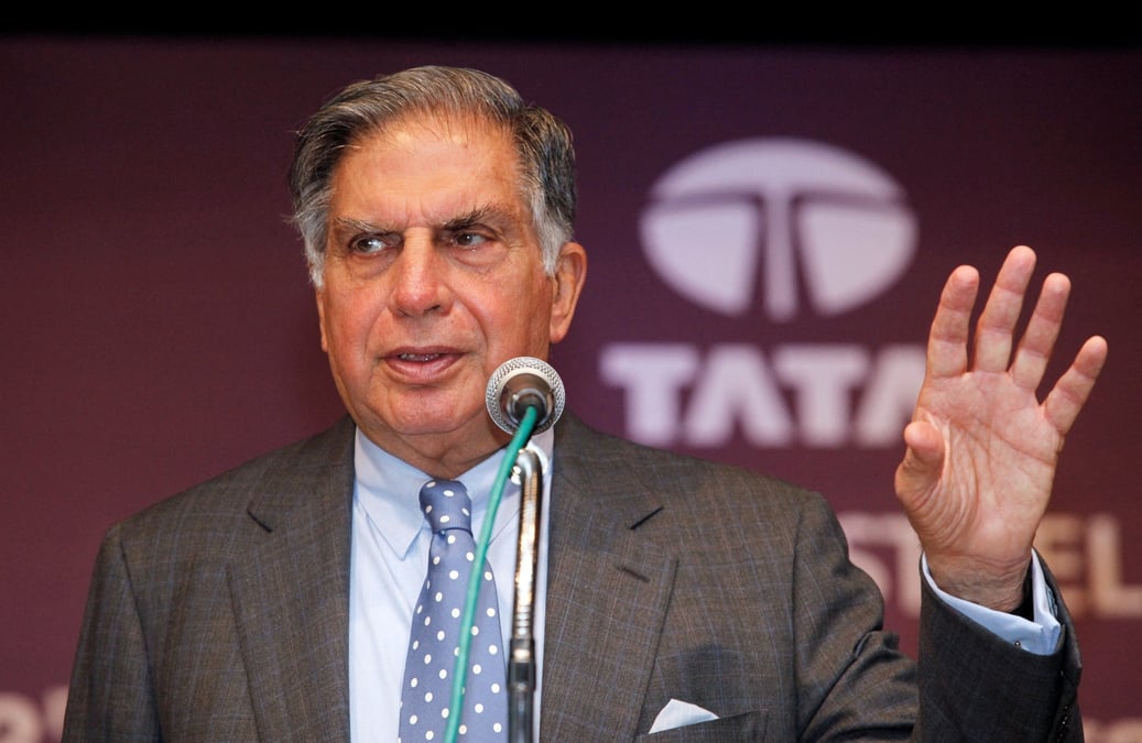 Photo d'archives: ratan tata, president du groupe tata
