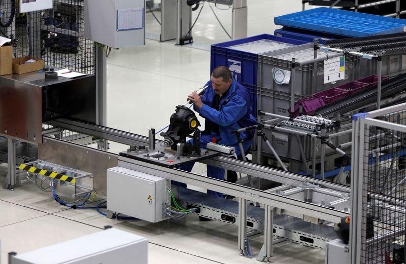 Nouveau ralentissement du secteur manufacturier en zone euro