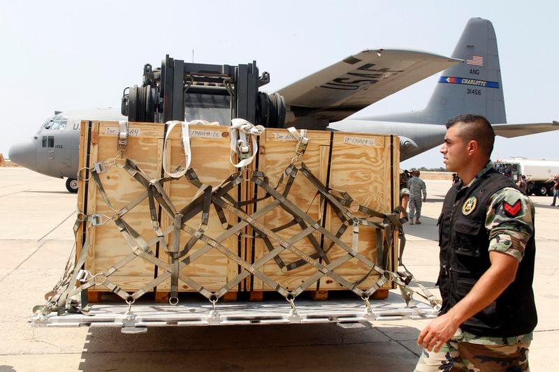 Les Etats-Unis livrent des armes à l'armée libanaise