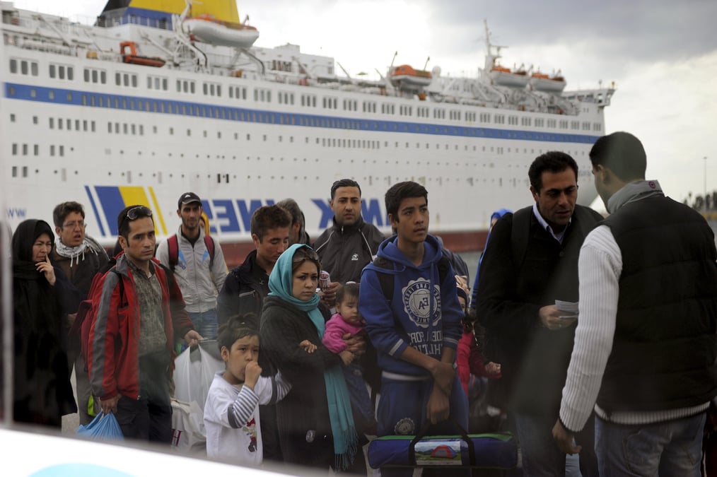 Nombre record d'arrivees de migrants par la mer en europe