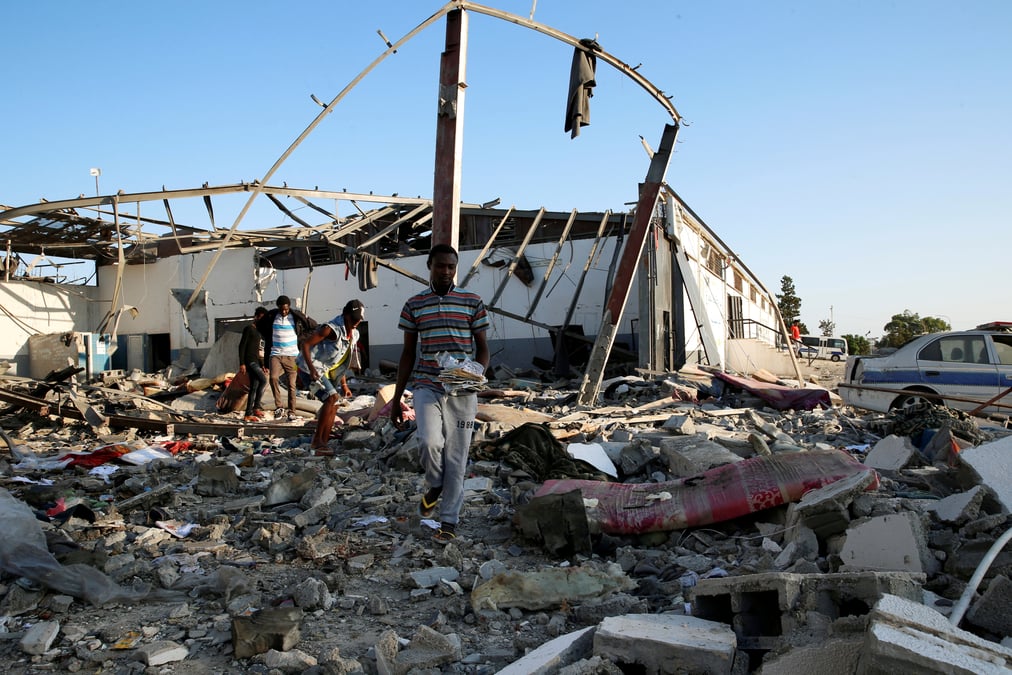 Libye: un raid aerien fait au moins 30 morts dans un centre de migrants
