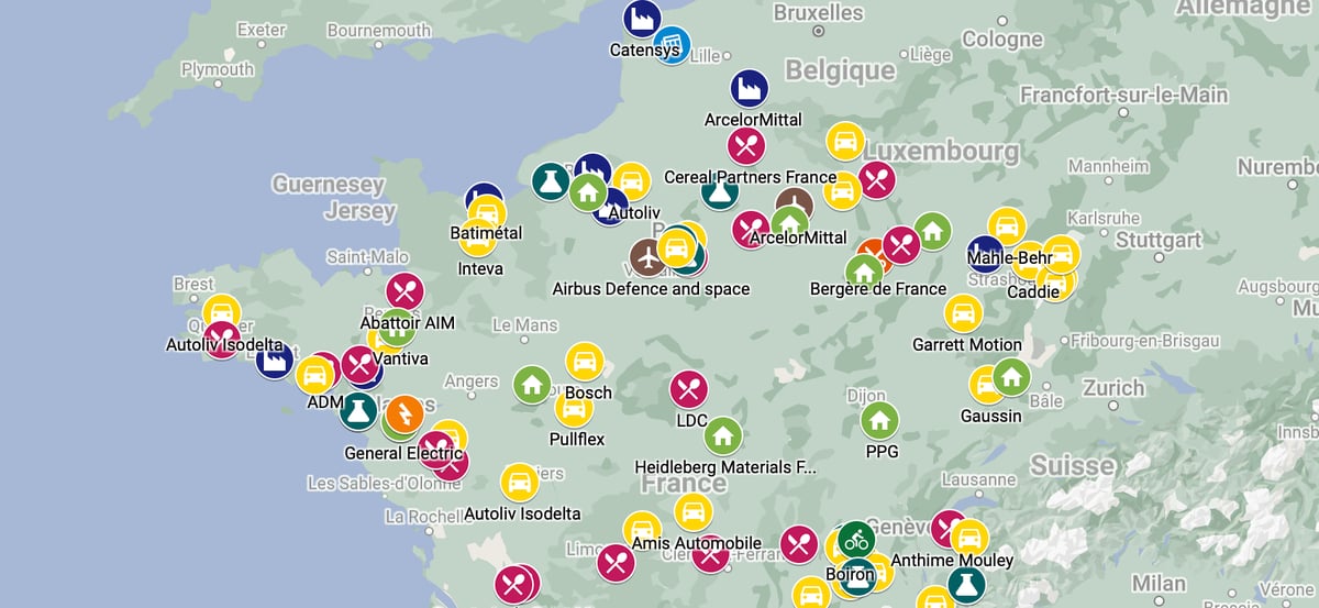 La rédaction de La Tribune a décompté une centaine de plans sociaux dans l'industrie depuis le 1er janvier 2024.