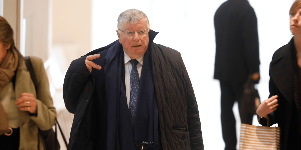 Paris, le 6 mai 2019. Didier Lombard, ex-PDG de France Télécom, lors de son arrivée au procès.