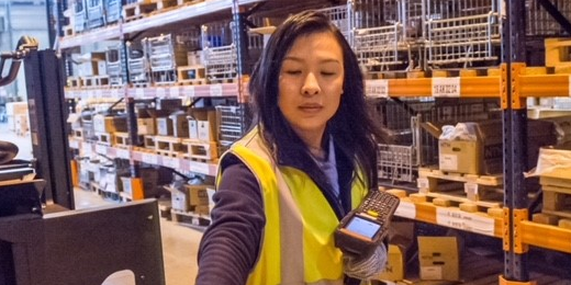 Dans l'un des sites gérés par GT Logistics