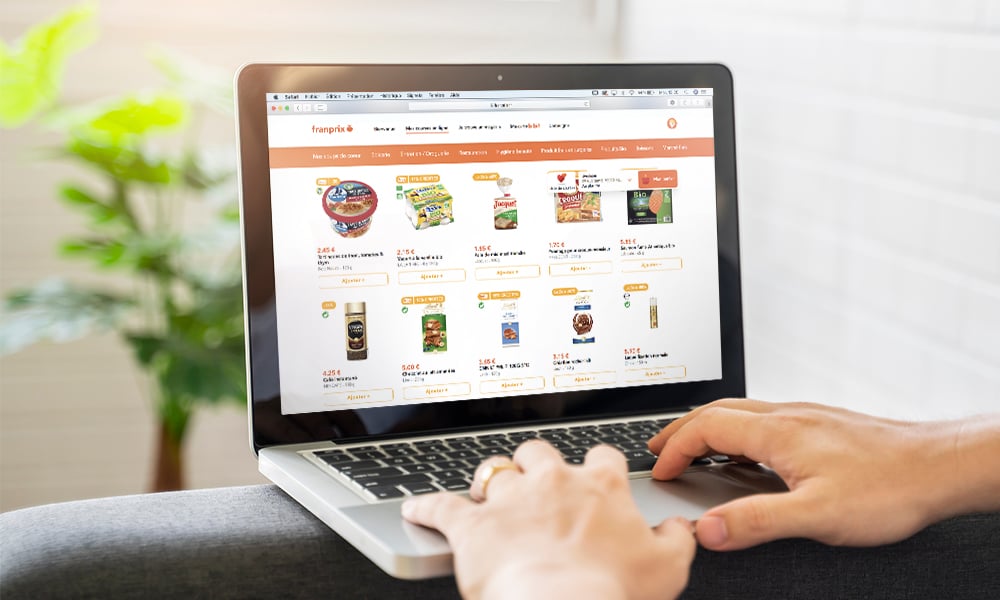 Achat alimentation en ligne