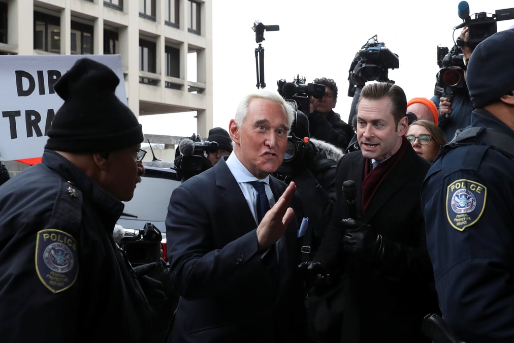 Enquete russe: comparution de roger stone, un proche de trump