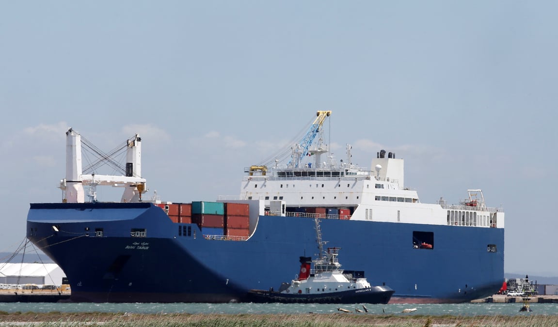 Le cargo saoudien bahri tabuk repart sans armes, selon l'ong acat