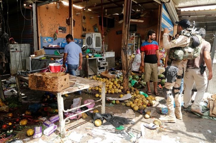 Trois attentats a la bombe a bagdad