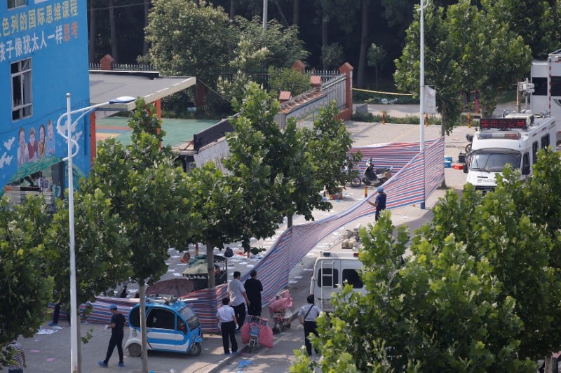 Explosion dans une ecole maternelle en chine, huit tues