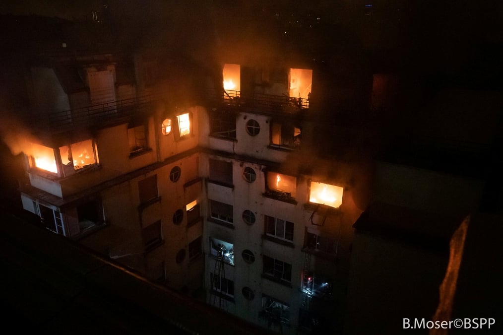 L'incendiaire presumee de la rue erlanger en examen et ecrouee