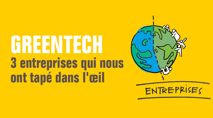 Greentech : 3 entreprises qui nous ont tapé dans l'œil