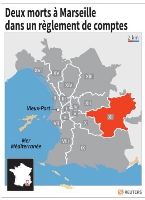 Deux morts dans un reglement de comptes a marseille
