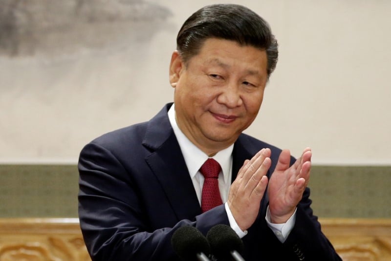 Donald trump felicite xi jinping pour son "extraordinaire avancement"
