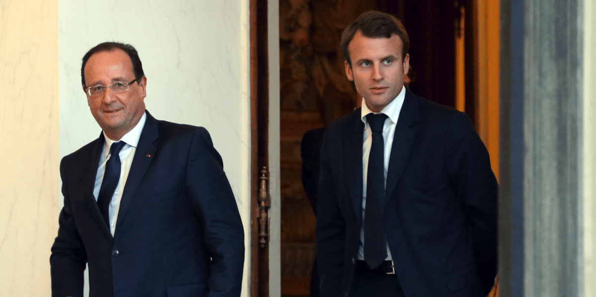 Macron Hollande