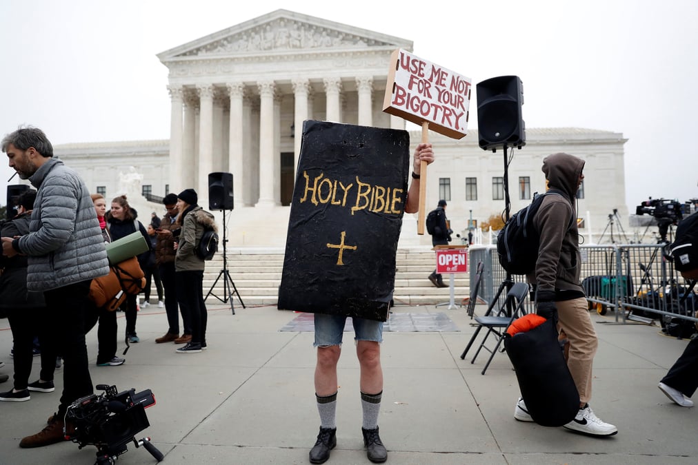 A la cour supreme us, foi religieuse contre orientation sexuelle