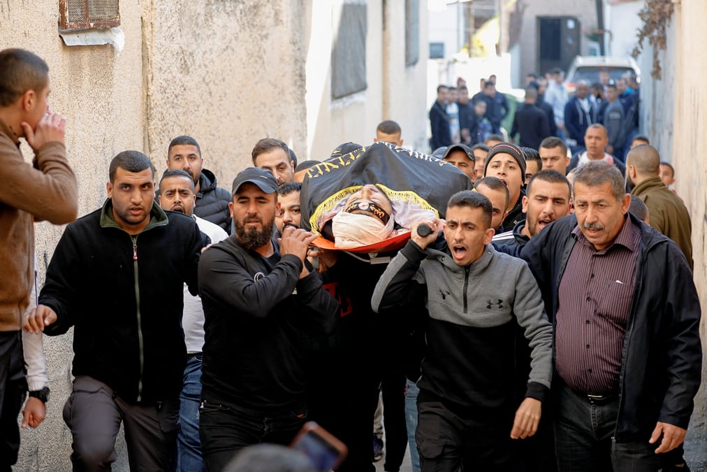 Funerailles de mohammed al saadi a jenine