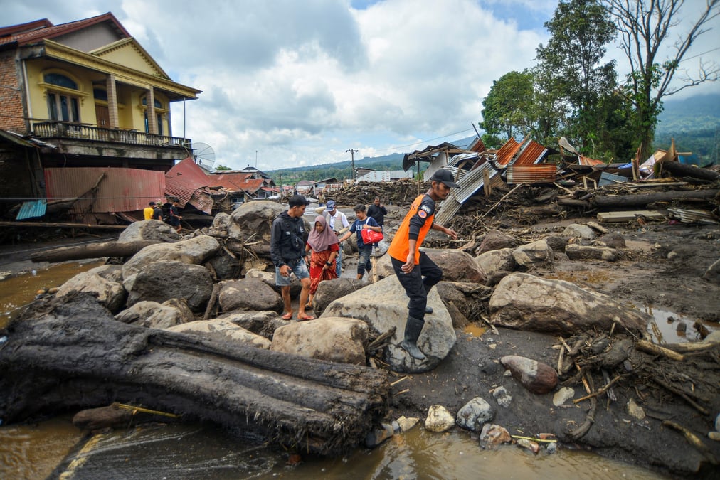 Inondations en indonesie