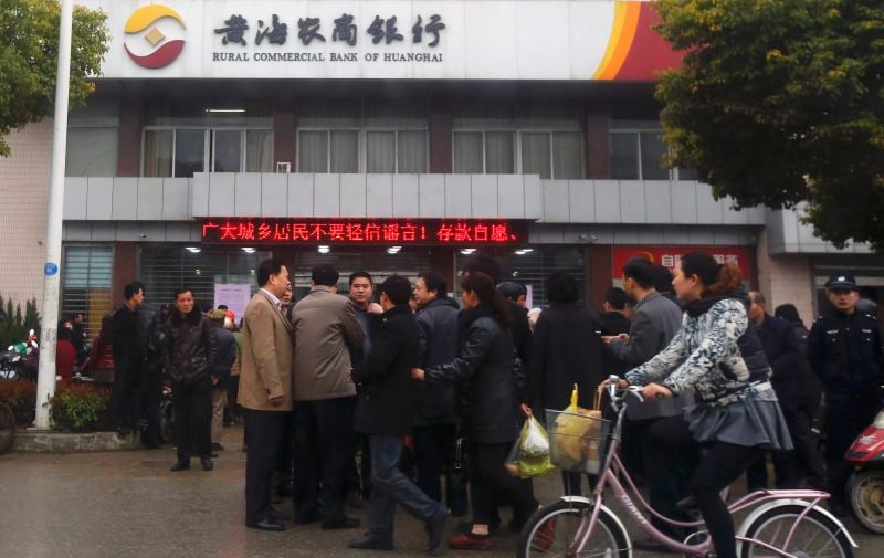 Ruée vers les banques dans la ville chinoise de Yancheng