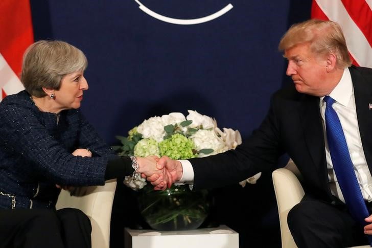 Douma: trump et may se sont entretenus de la crise syrienne