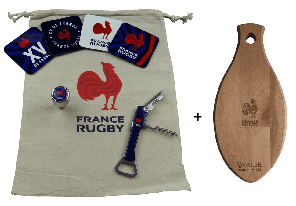 Les produits Ovalie Original, fabriqués en Auvergne, seront présents aux abords des stades lors de la Coupe du monde de rugby.