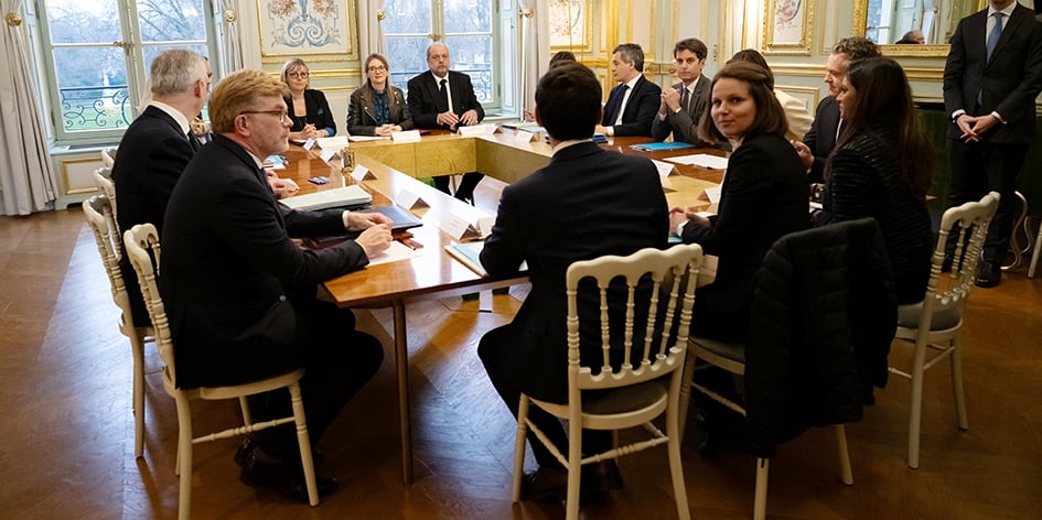 Une partie du gouvernement Attal.