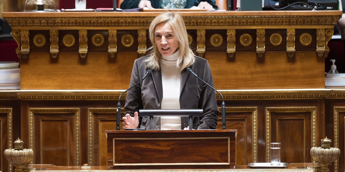 Agnès Evren, sénatrice de Paris, vice-présidente des Républicains.