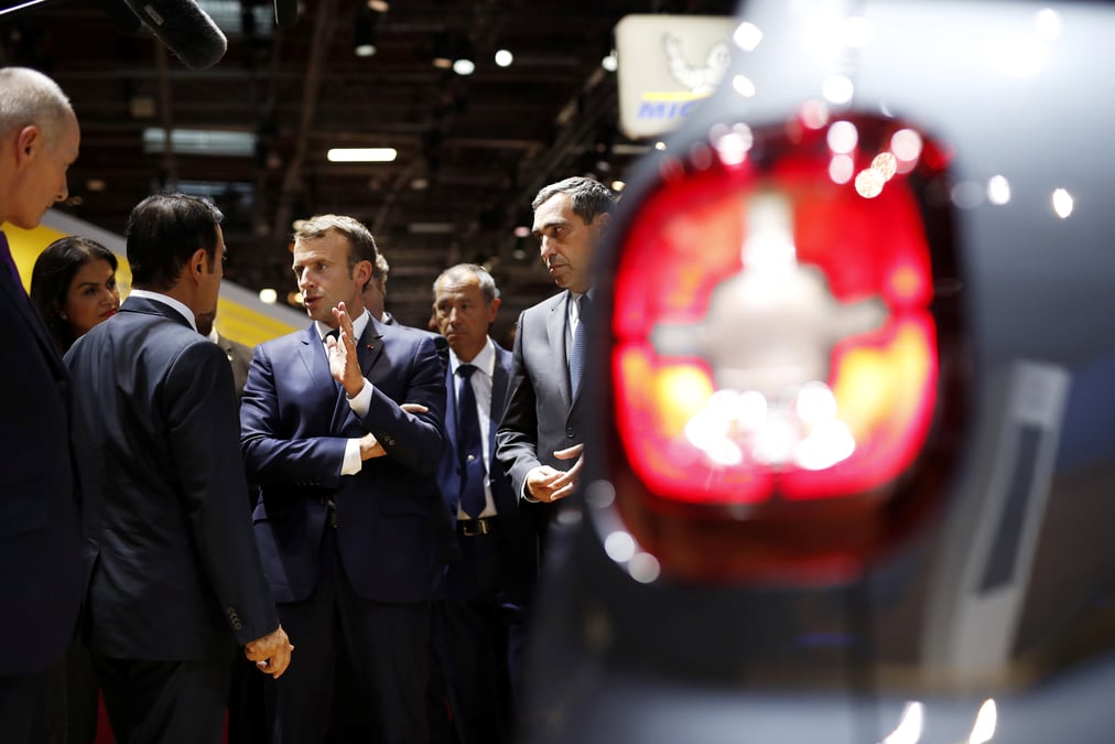 Co2: macron propose un donnant-donnant aux constructeurs auto