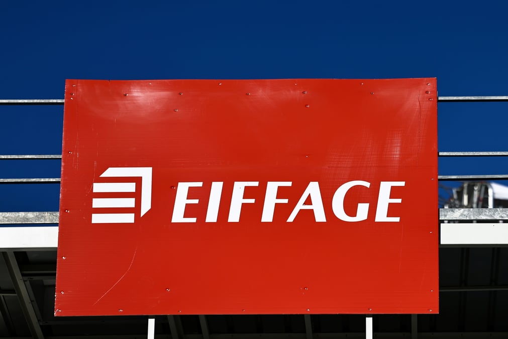 Le logo du groupe eiffage a paris