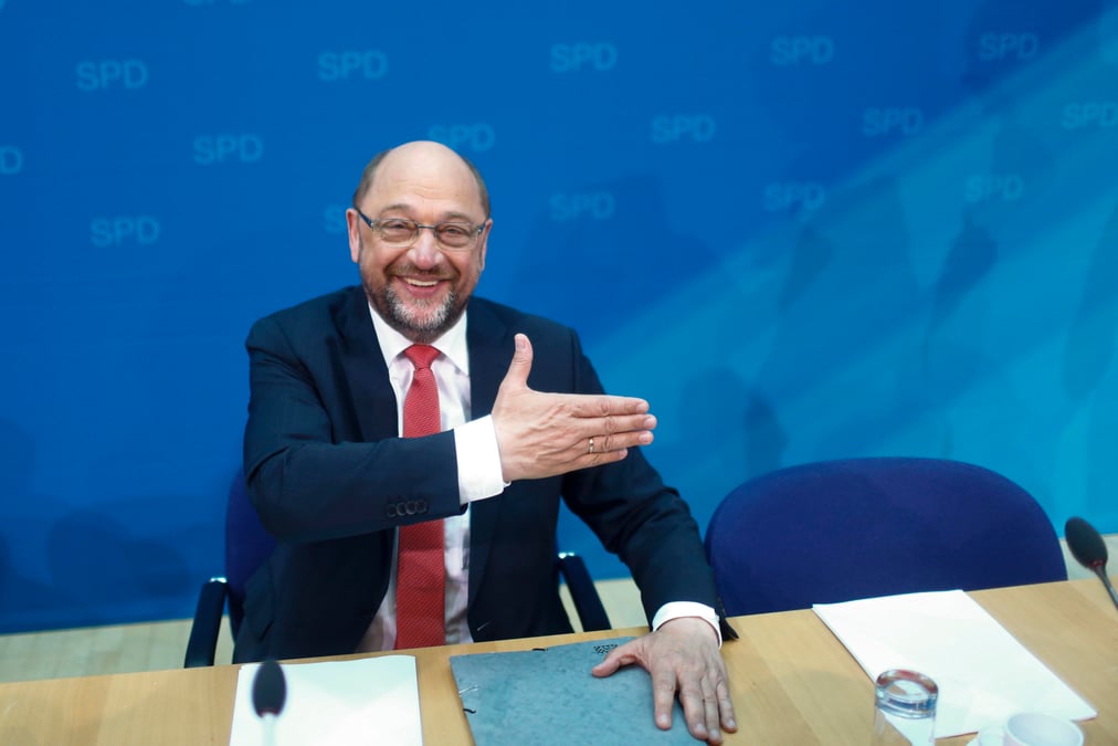 Schulz confirme l'intention du spd de sieger dans l'opposition
