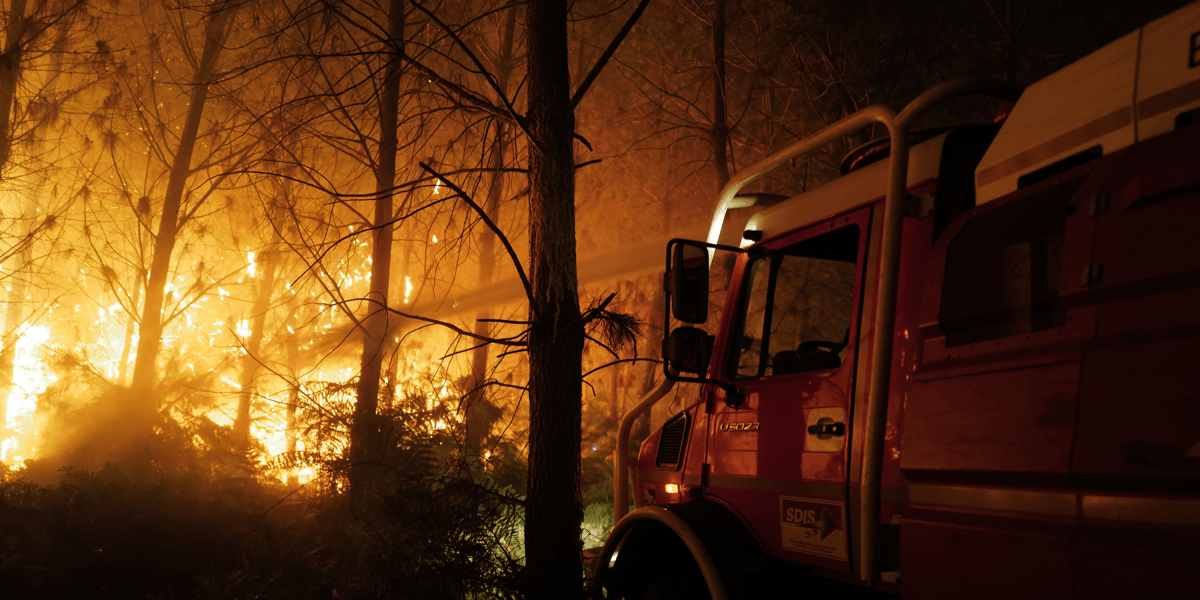 Incendies Gironde Landiras juillet 2022