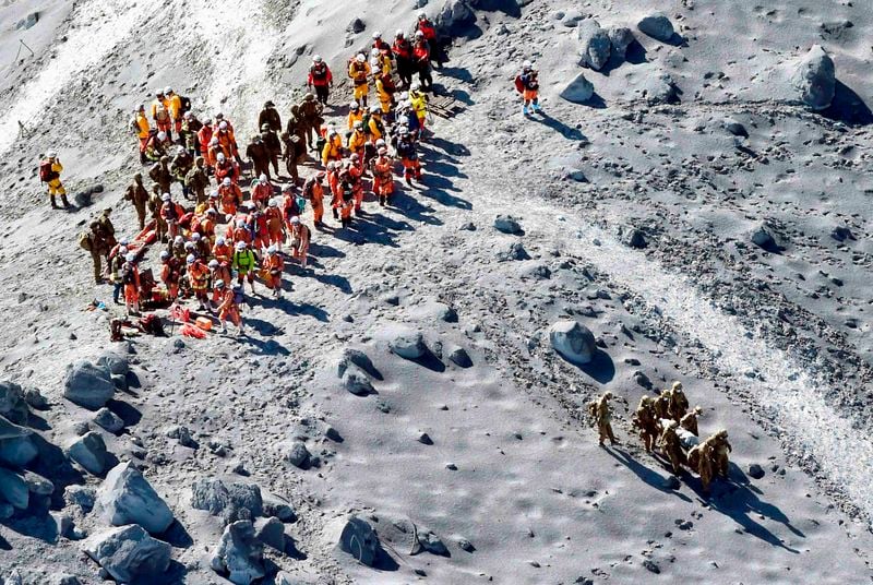 Le bilan de l'éruption du Mont Ontake pourrait s'alourdir