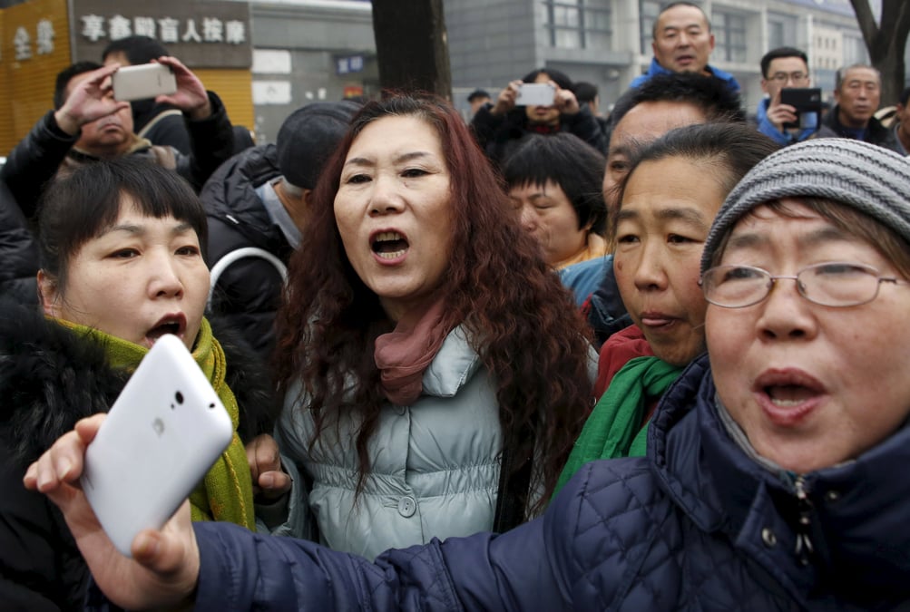 Le proces du dissident chinois pu zhiqiang s'ouvre a pekin