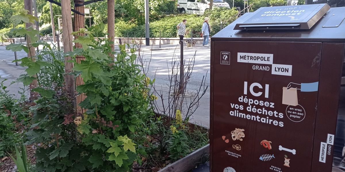 Borne compost Lyon