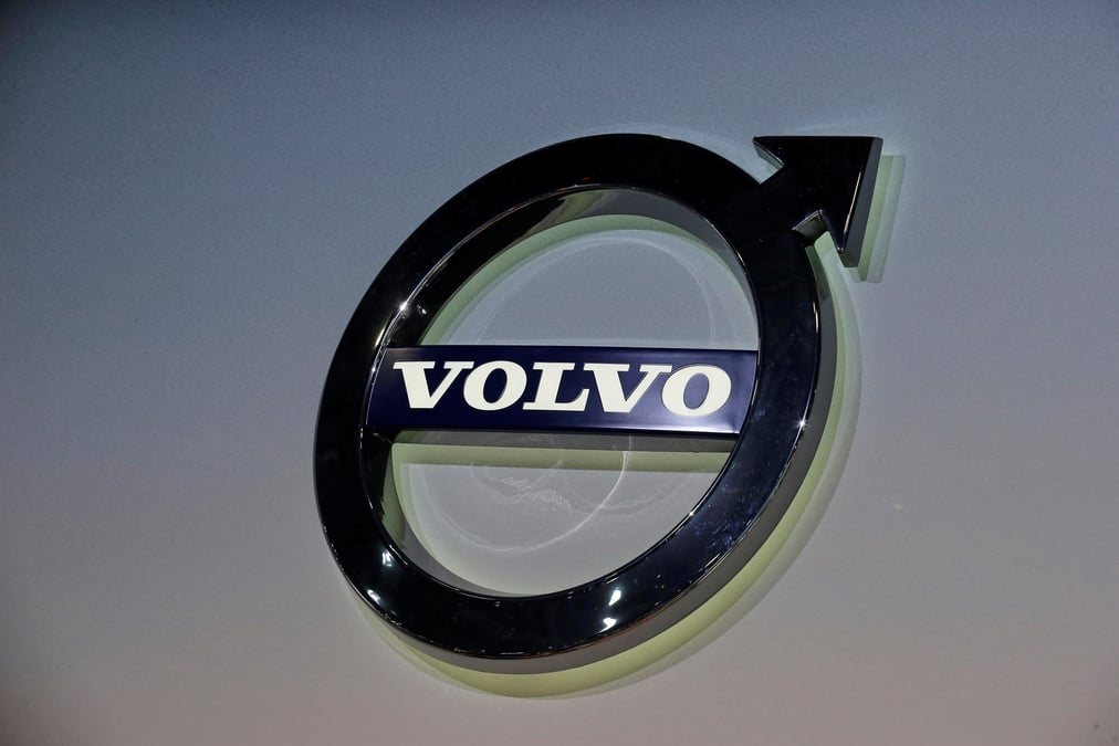 Le logo du constructeur automobile suedois volvo