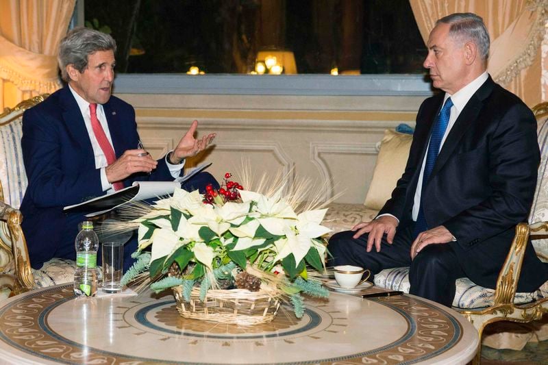 Entretien Kerry-Netanyahu largement consacré à l'Etat palestinien