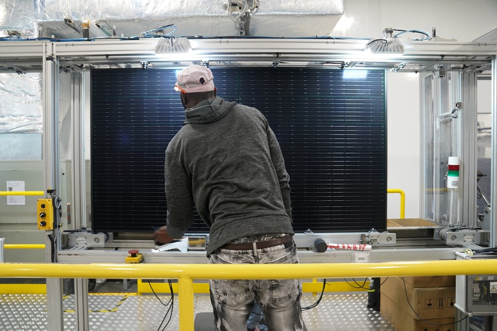 Une usine de panneaux solaires a dalton